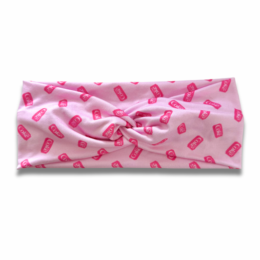 Diet Soda Sweetheart Headband (or removable tie option) Sewing Sweethearts Sweetheart