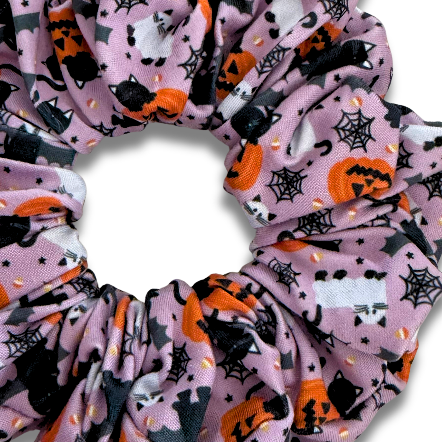 Spooky Cats Scrunchie Sewing Sweethearts