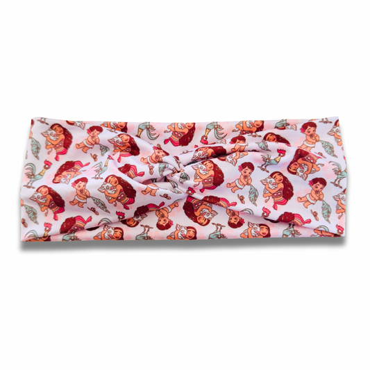 Ocean Princess Sweetheart Headband (or removable tie option) Sewing Sweethearts Sweetheart