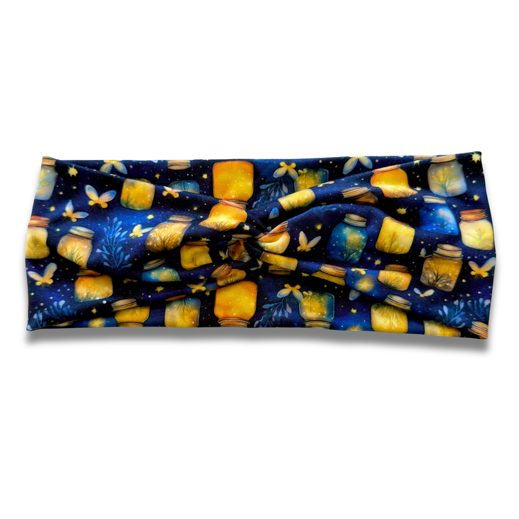 Fireflies Sweetheart Headband (or removable tie option) Sewing Sweethearts Sweetheart