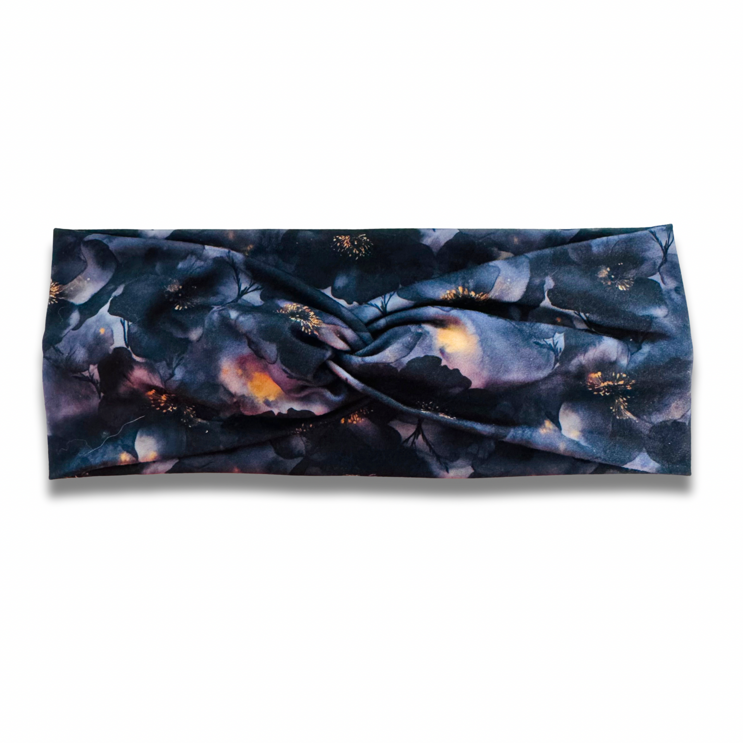 Grey Florals Sweetheart Headband (or removable tie option) Sewing Sweethearts Sweetheart