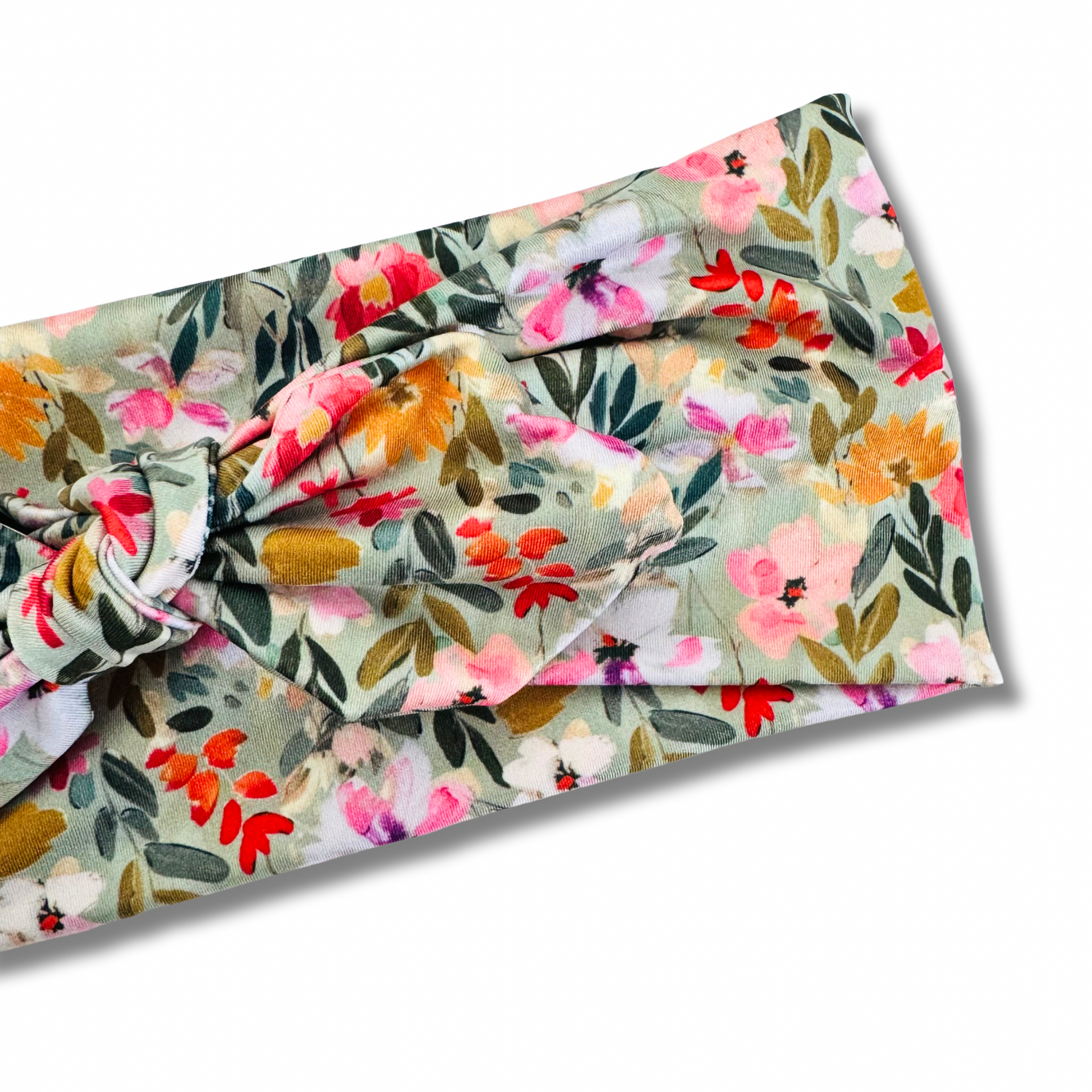 Sage Garden Sweetheart Headband (or removable tie option) Sewing Sweethearts