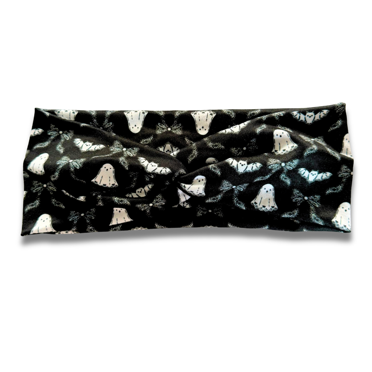 Ghosts & Bows Sweetheart Headband (or removable tie option) Sewing Sweethearts Sweetheart