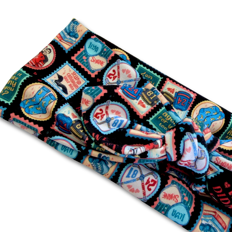 Heated Romance (v.2) Sweetheart Headband (or removable tie option) Sewing Sweethearts