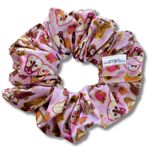 Fall Chipmunks Scrunchie Sewing Sweethearts