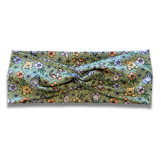 Honey Bear Sweetheart Headband (or removable tie option) Sewing Sweethearts Sweetheart
