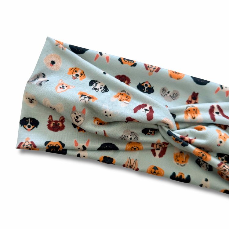 Pups Sweetheart Headband (or removable tie option) Sewing Sweethearts