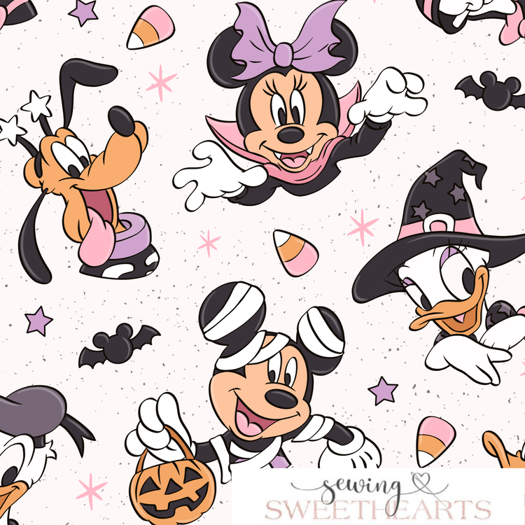 Halloween Mouse Minky Blanket PREORDER (~4 weeks before shipping)