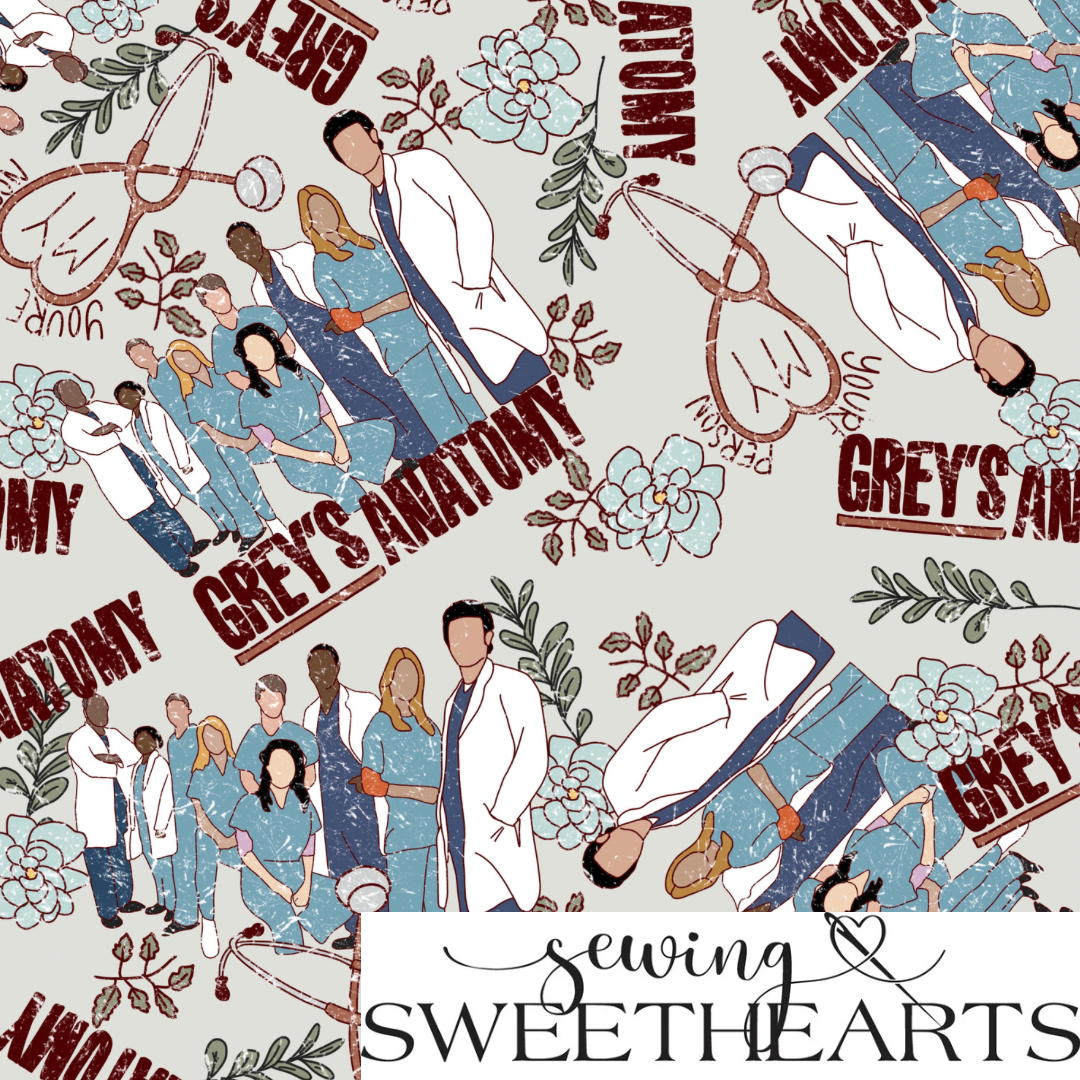 Greys Minky Blanket PREORDER (~4 weeks before shipping) Sewing Sweethearts