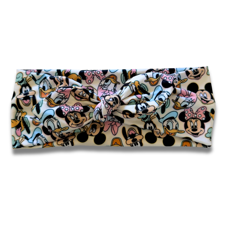 Mouse Friends Sweetheart Headband (or removable tie option) Sewing Sweethearts Sweetheart with Removable Tie