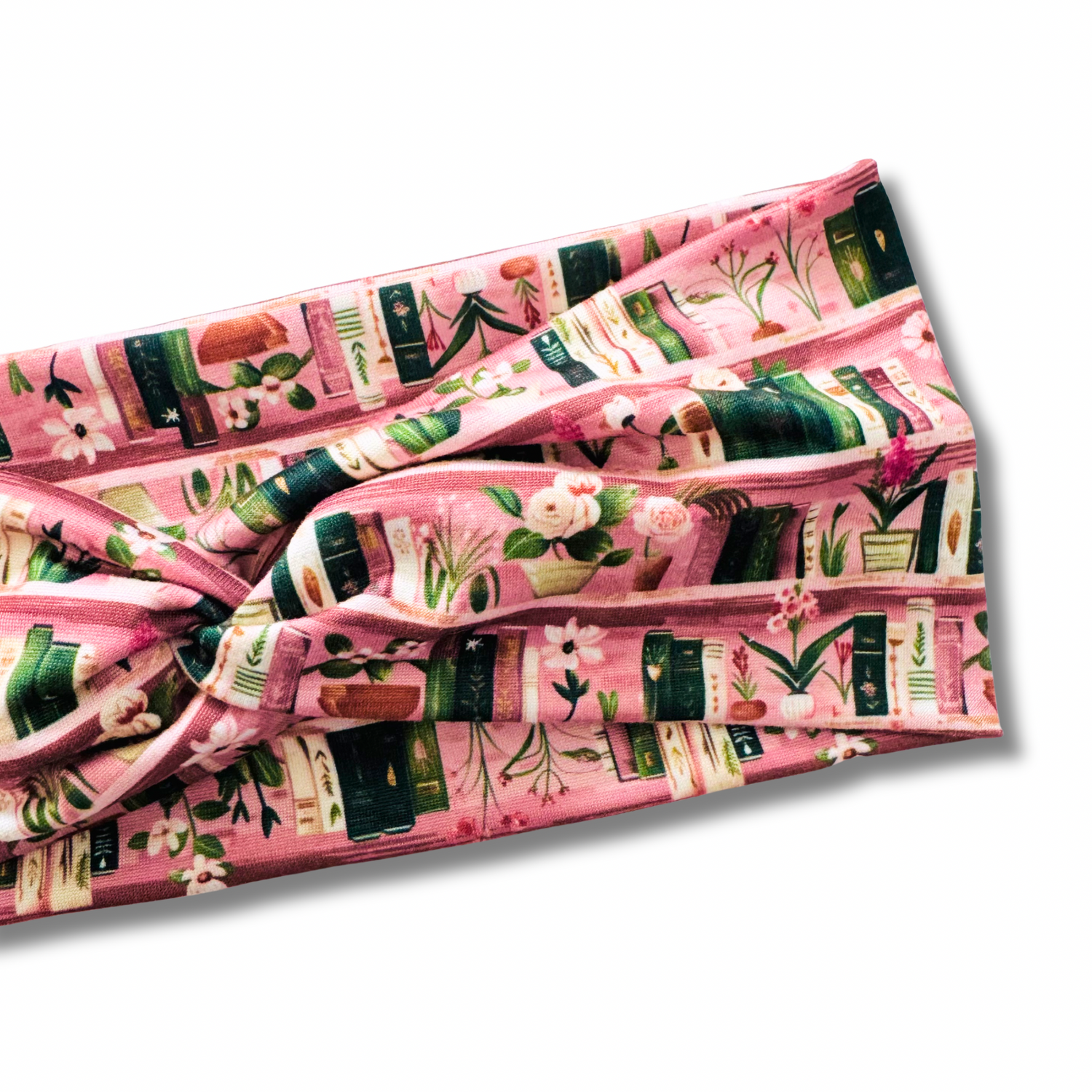 Pinkish Library Sweetheart Headband (or removable tie option) Sewing Sweethearts
