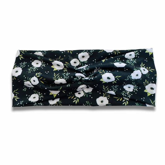 Snow-Kissed Flowers Sweetheart Headband