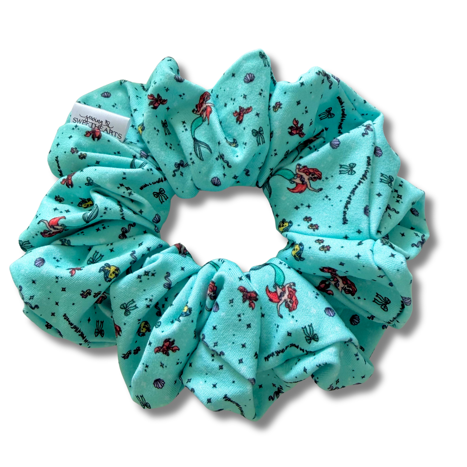 Mermaid Princess (2) Scrunchie Sewing Sweethearts