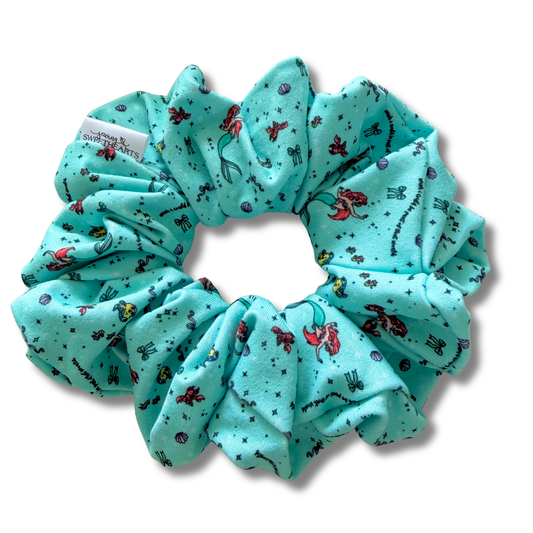 Mermaid Princess (2) Scrunchie Sewing Sweethearts