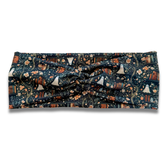 Haunted Books Sweetheart Headband (or removable tie option) Sewing Sweethearts Sweetheart