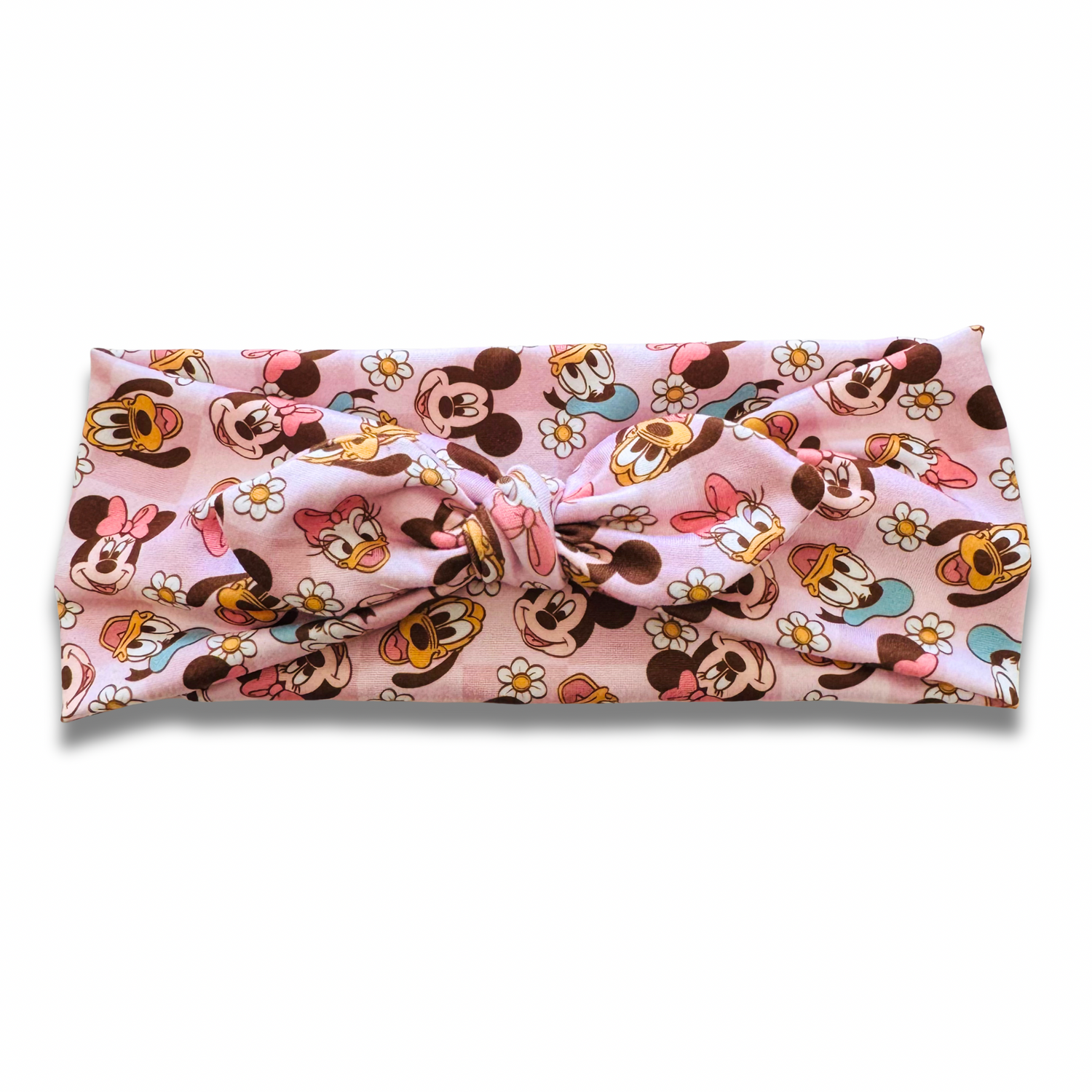 Daisy Mouse Sweetheart Headband (or removable tie option) Sewing Sweethearts Sweetheart with Removable Tie