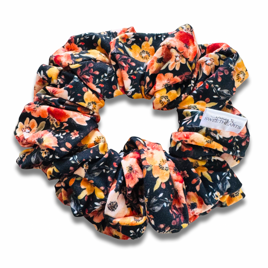 Autumn Blooms Scrunchie Sewing Sweethearts