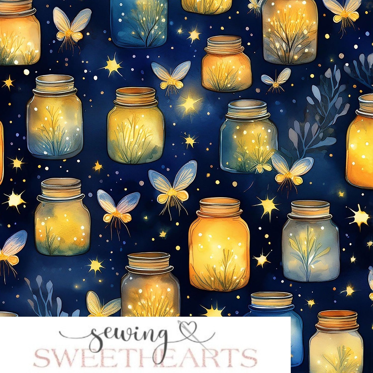 Fireflies Minky Blanket PREORDER (~4 weeks before shipping) Sewing Sweethearts