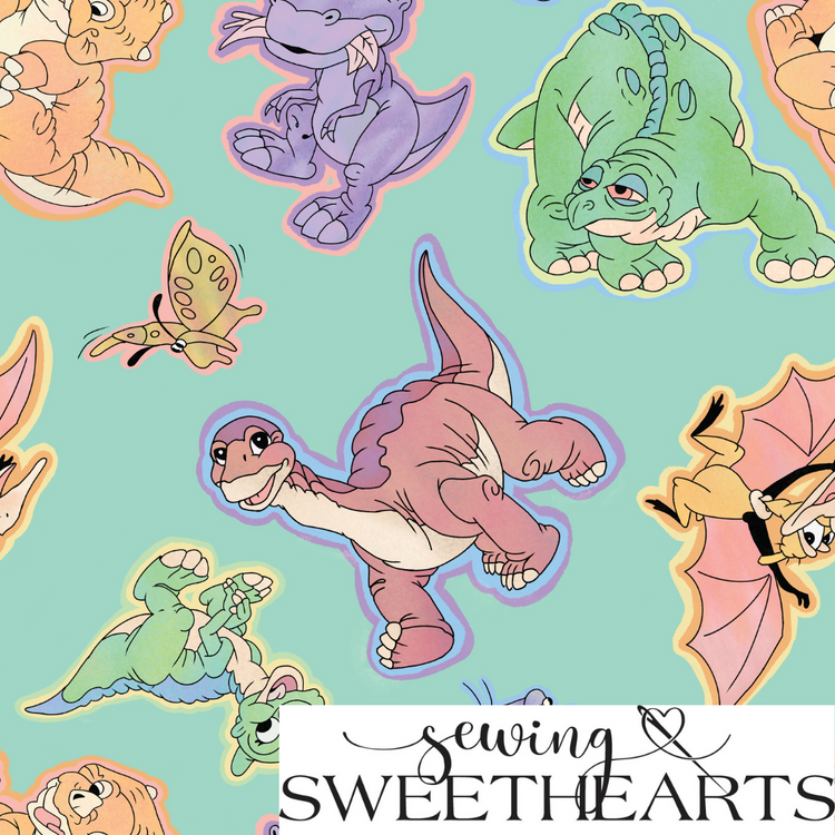 Dinos Minky Blanket PREORDER (~4 weeks before shipping)  Sewing Sweethearts   