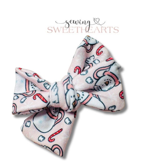 Snowman Cups Bow