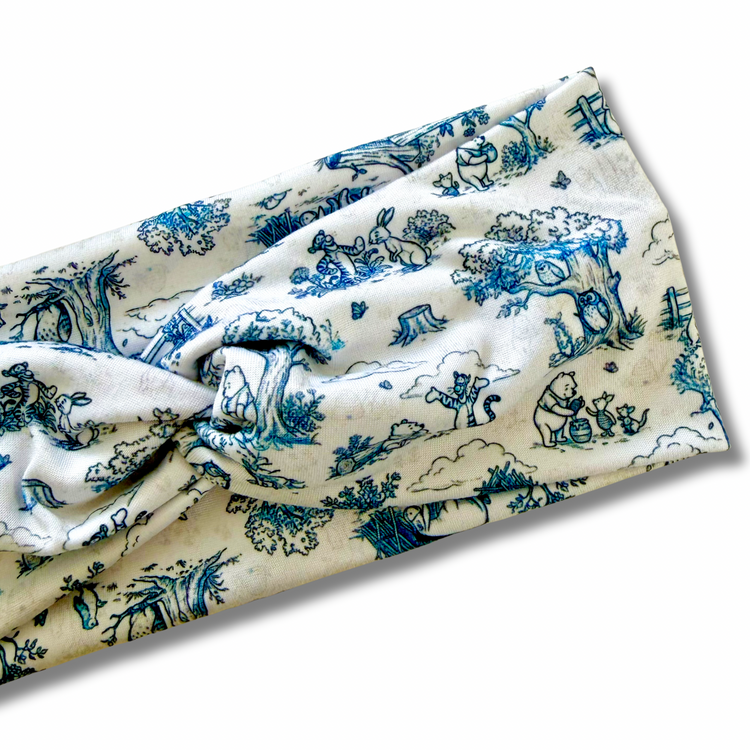 Vintage Honey Bear Sweetheart Headband (or removable tie option) Sewing Sweethearts