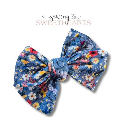 Wildflowers Bow Sewing Sweethearts