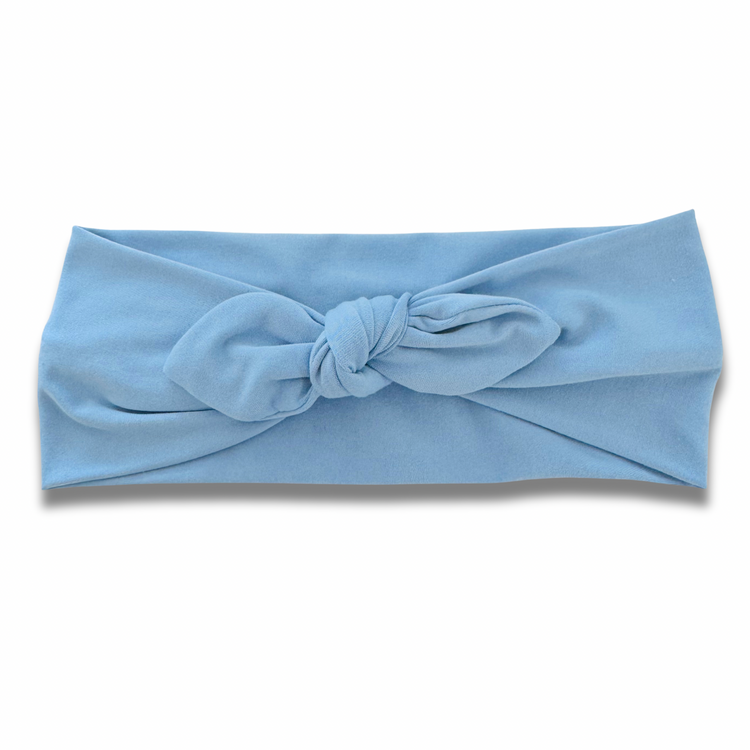 Baby Blue Sweetheart Headband (or removable tie option) Sewing Sweethearts Sweetheart with Removable Tie