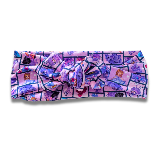 Characters in Purple Sweetie Headband Sewing Sweethearts