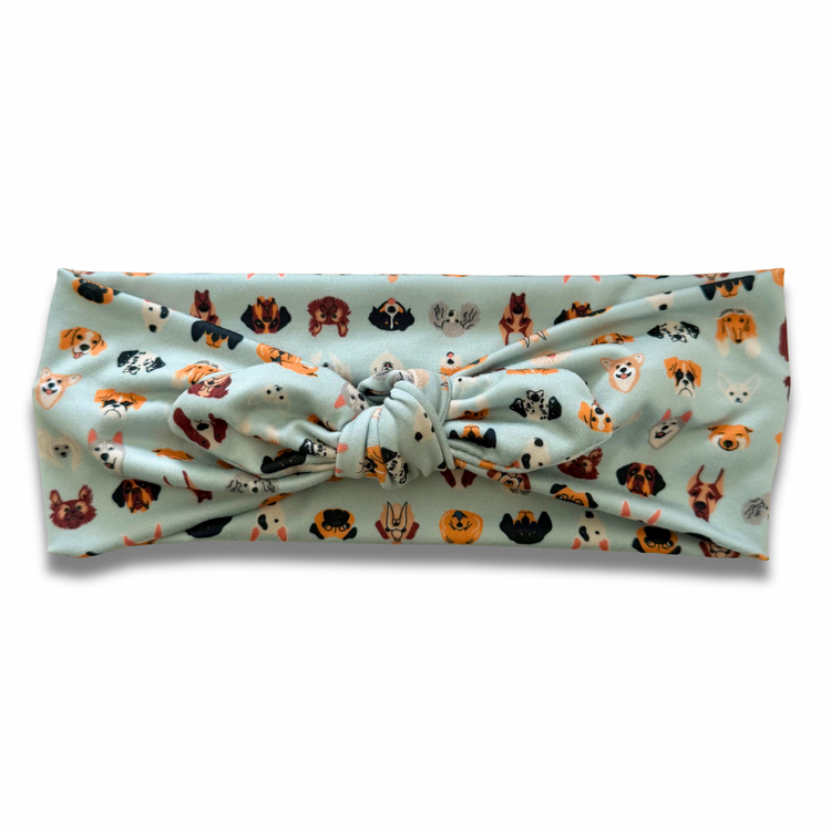 Pups Sweetheart Headband (or removable tie option) Sewing Sweethearts Sweetheart with Removable Tie