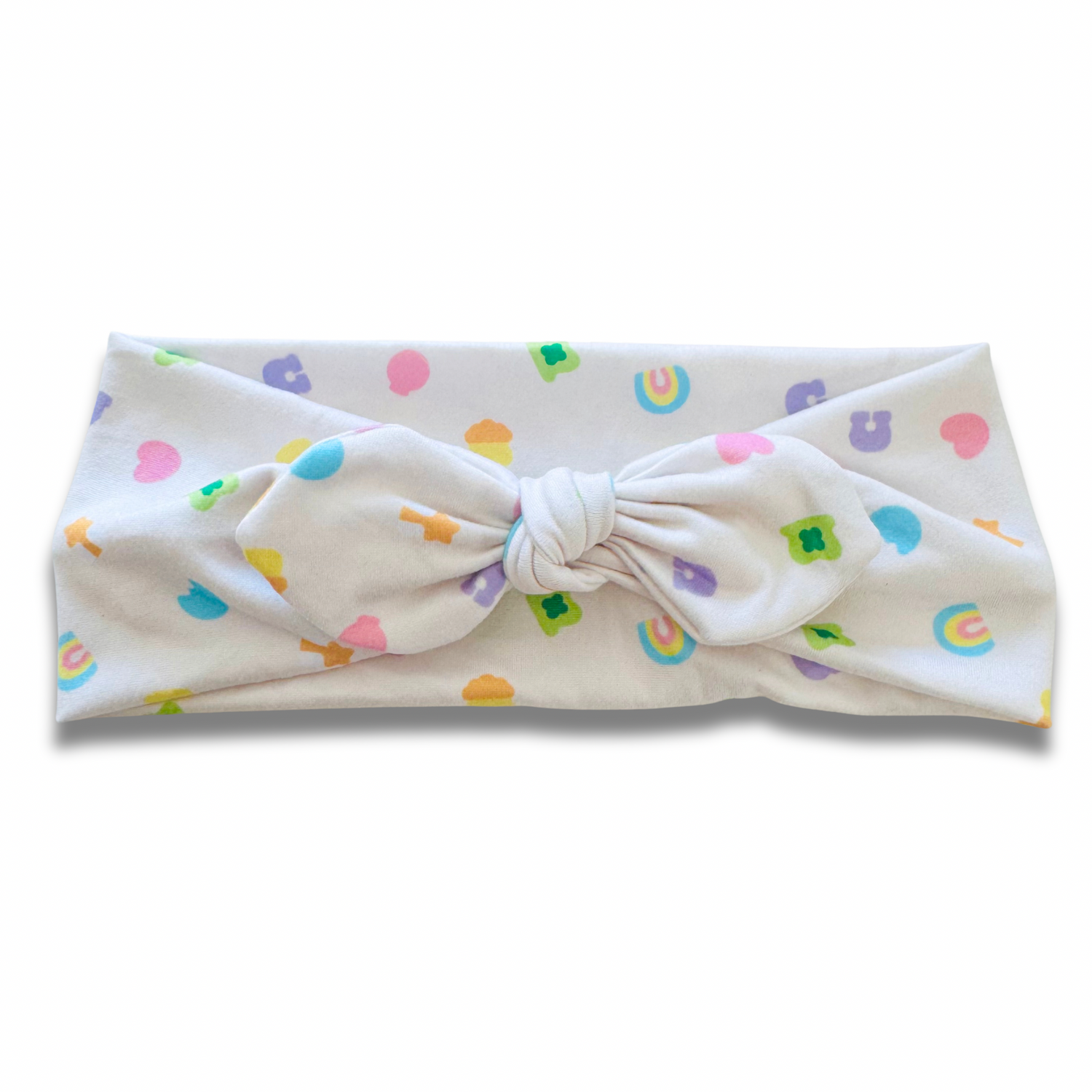 Lucky Charms Sweetheart Headband (or removable tie option) Sewing Sweethearts Sweetheart with Removable Tie