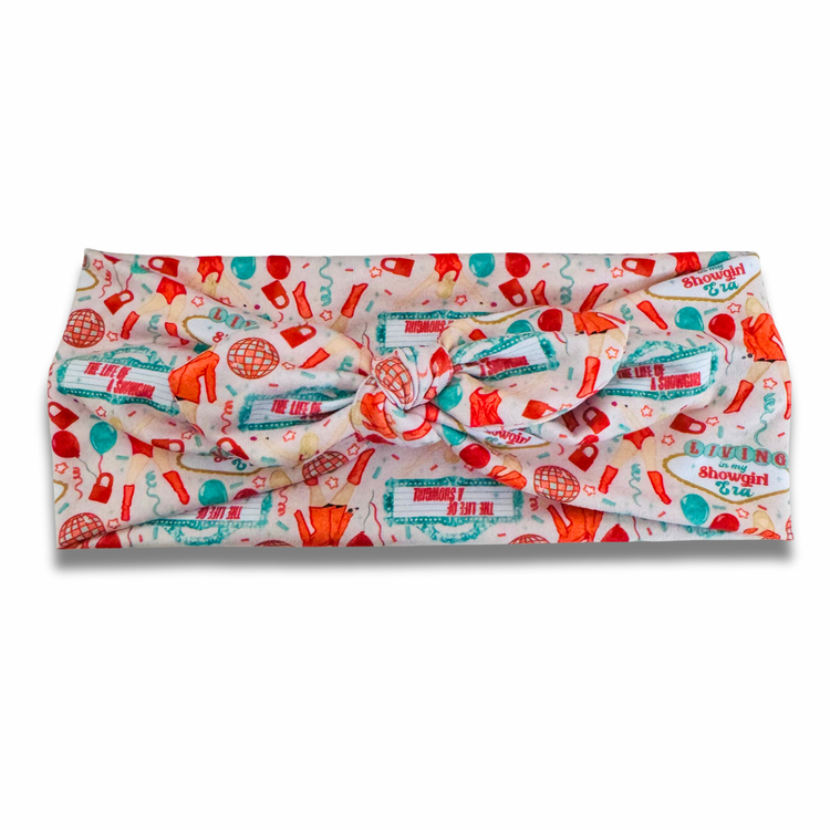 Showgirl Sweetheart Headband (or removable tie option)