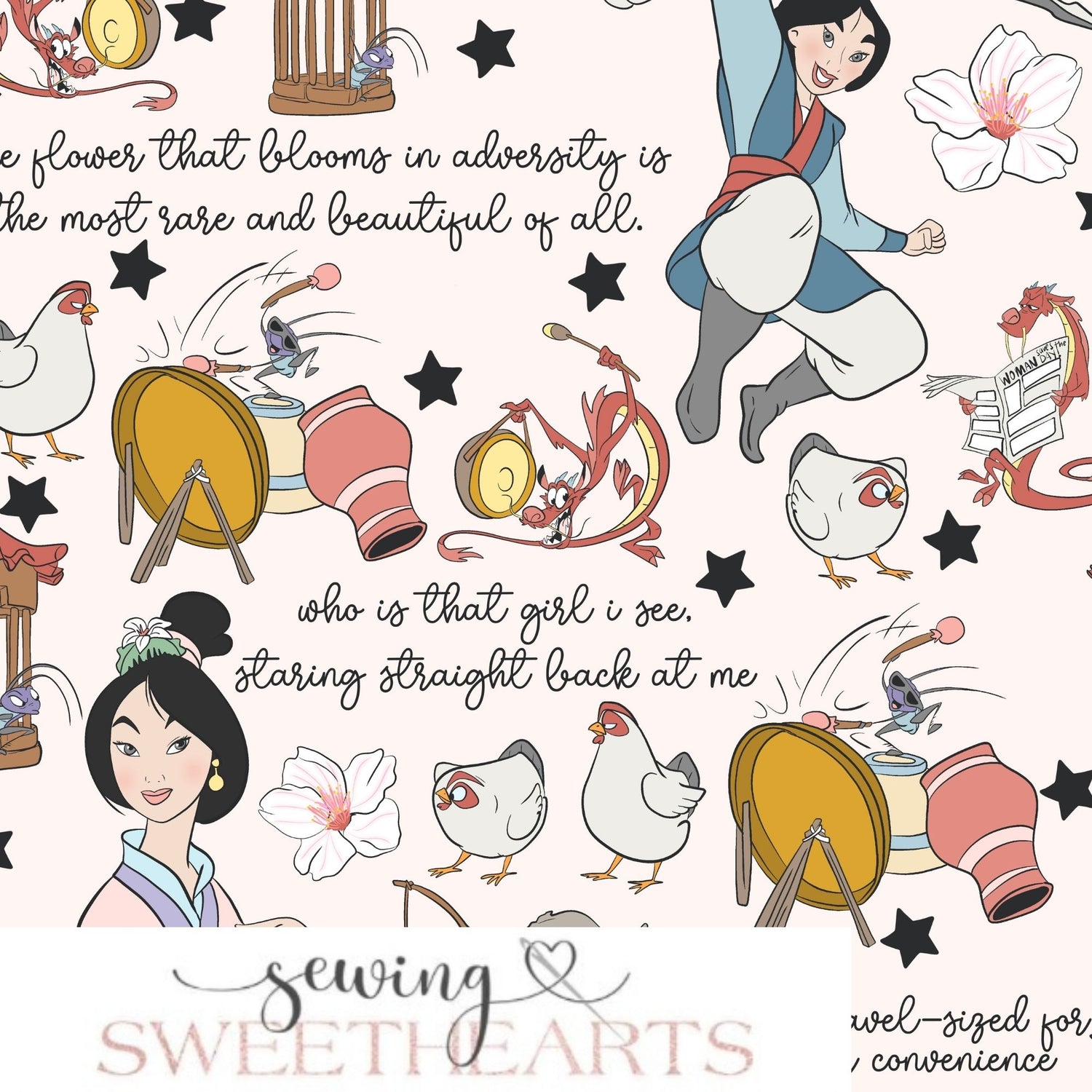 Princess Warrior Minky Blanket PREORDER (~4 weeks before shipping) Sewing Sweethearts