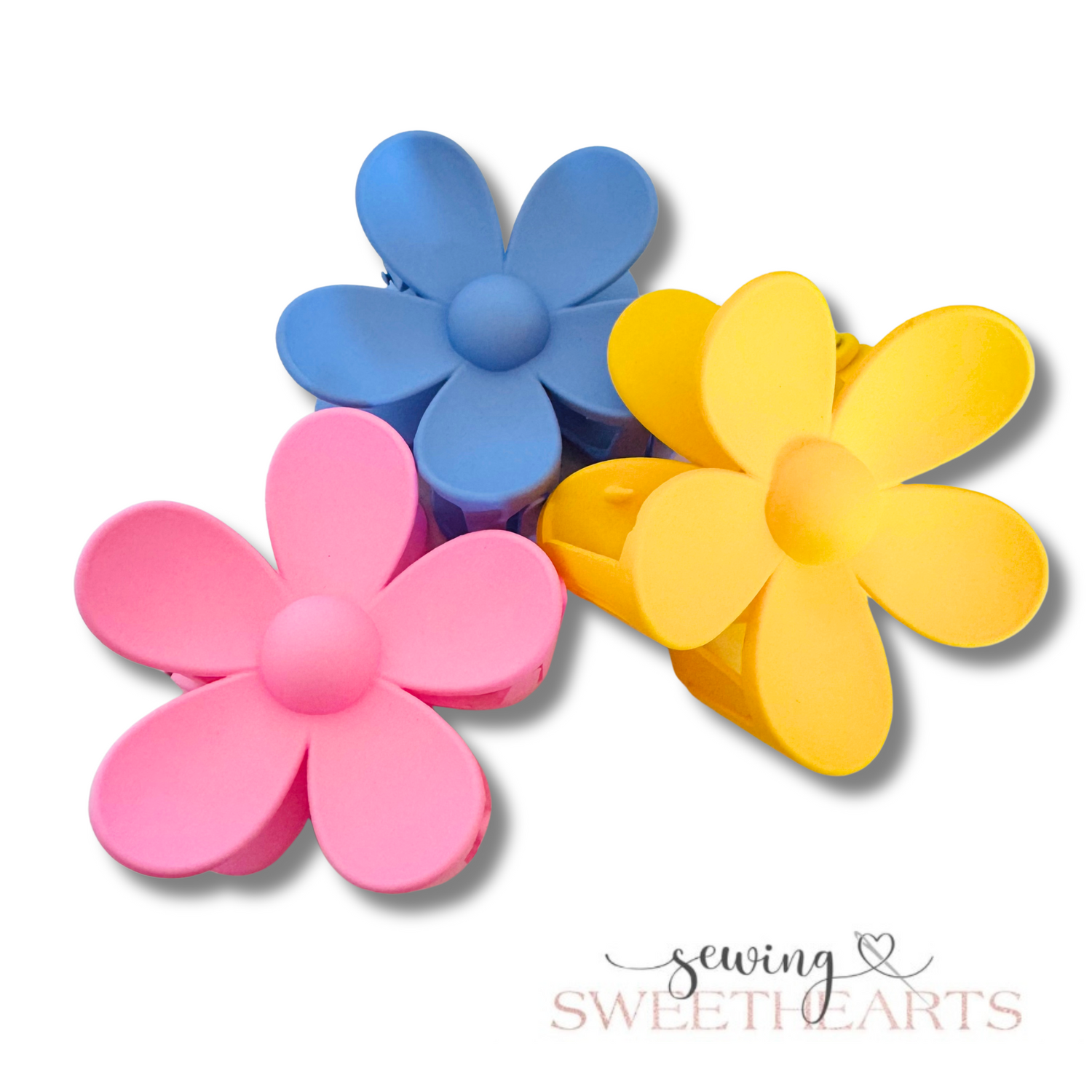 Daisy Claw Clips Sewing Sweethearts