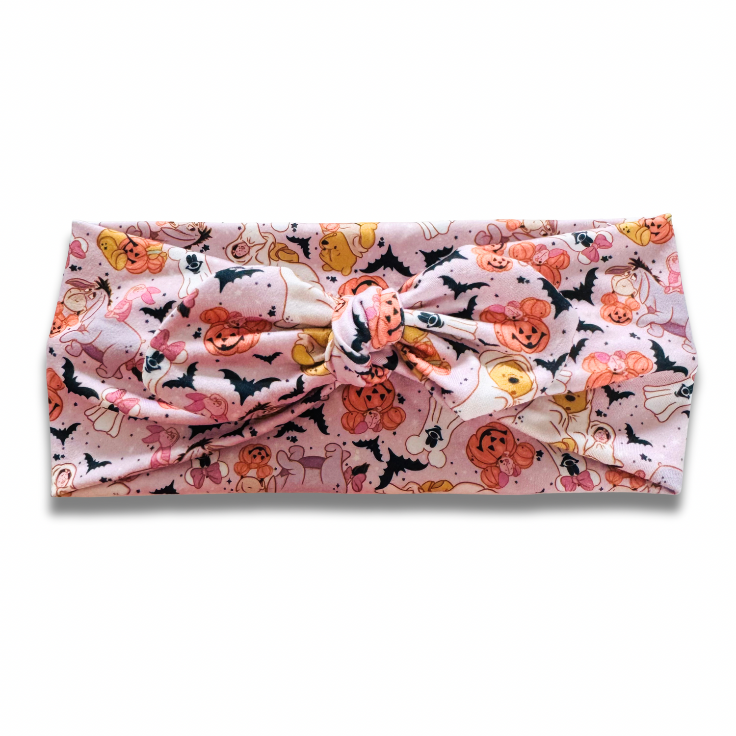 Spooky Bear Sweetheart Headband (or removable tie option) Sewing Sweethearts Sweetheart with Removable Tie
