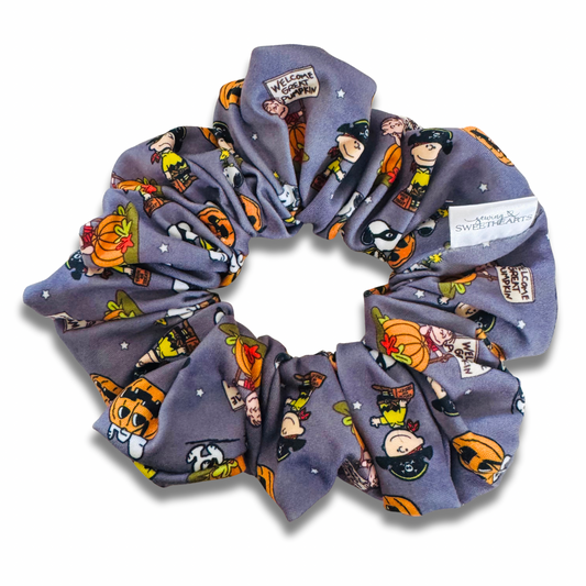 Spooky Peanuts Scrunchie Sewing Sweethearts