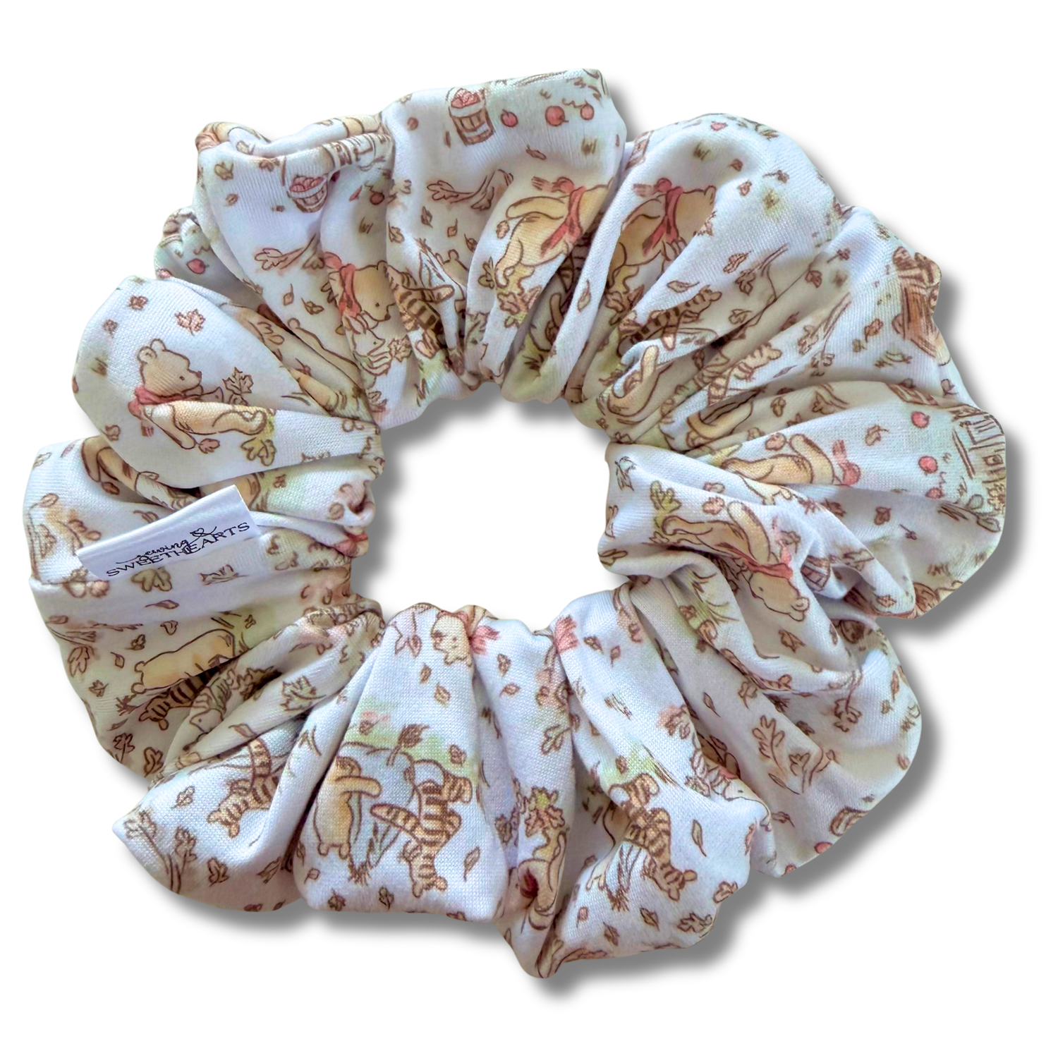 Fall Bear Scrunchie Sewing Sweethearts
