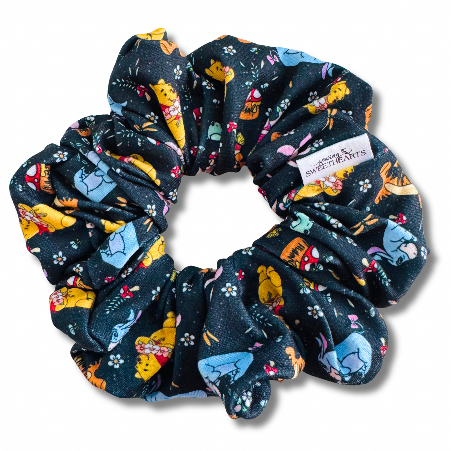 Spring Honey Bear Scrunchie Sewing Sweethearts