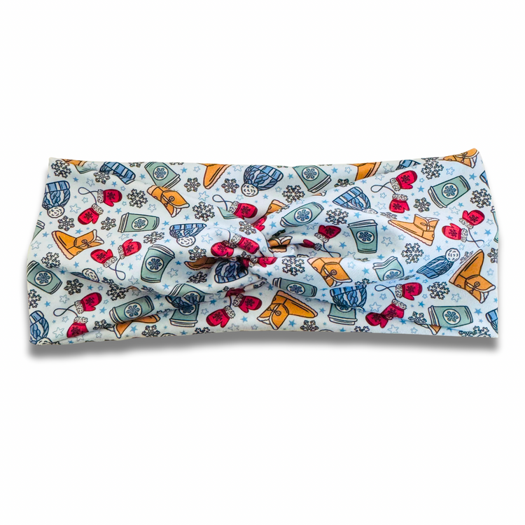 Winter Girl Sweetheart Headband (or removable tie option)