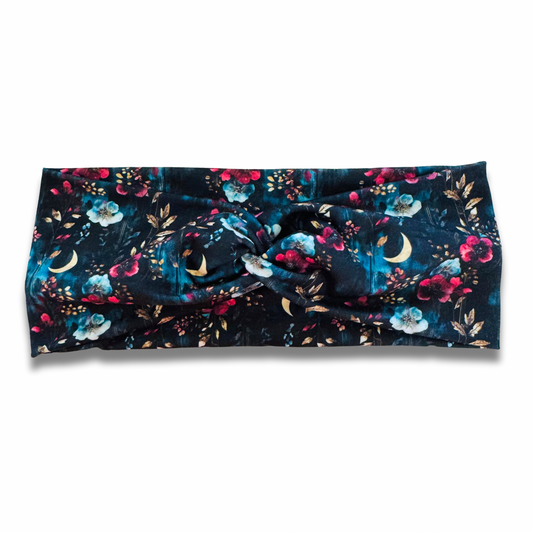 Moon Garden Sweetheart Headband (or removable tie option) Sewing Sweethearts Sweetheart
