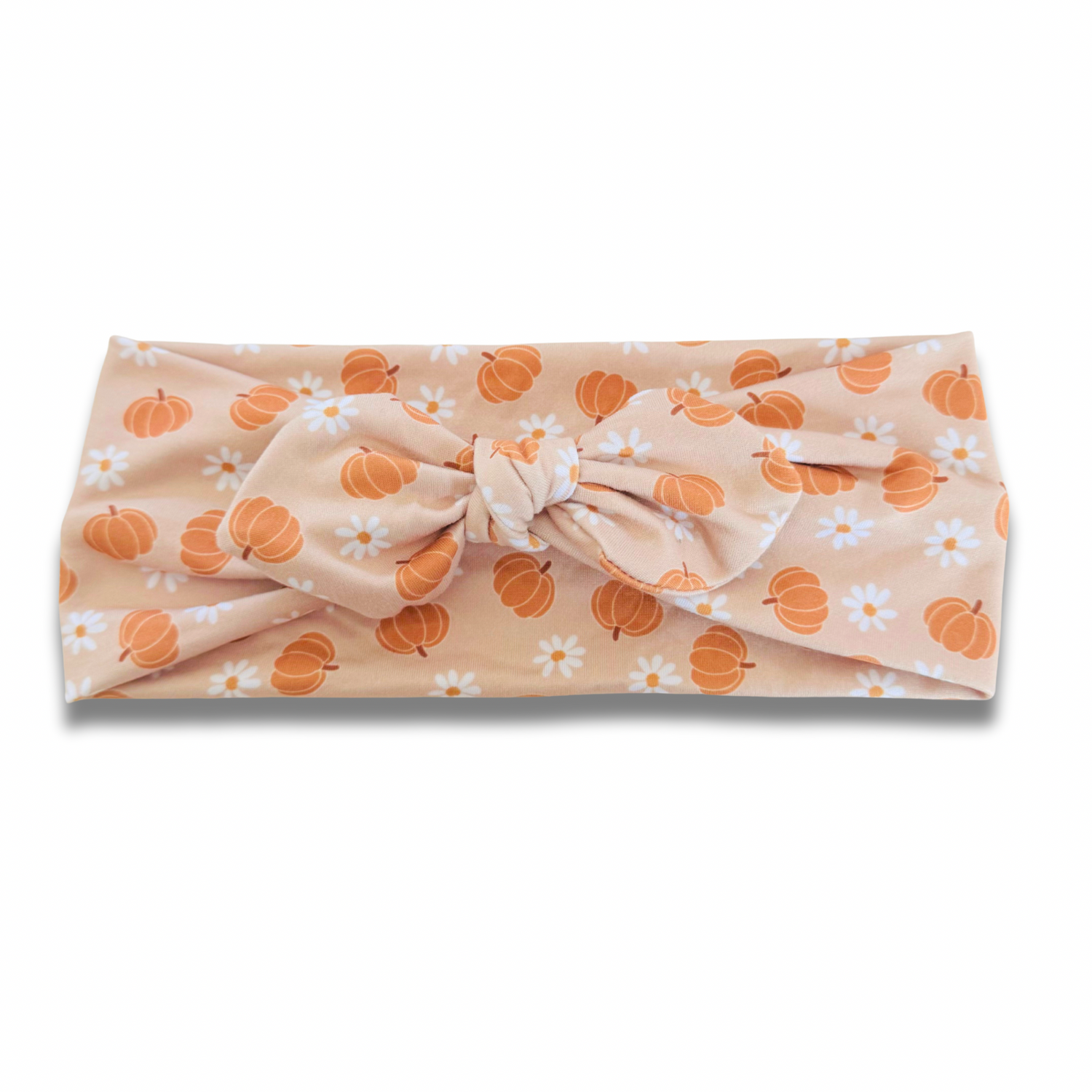 Pumpkins & Daisies Sweetheart Headband (or removable tie option) Sewing Sweethearts Sweetheart with Removable Tie