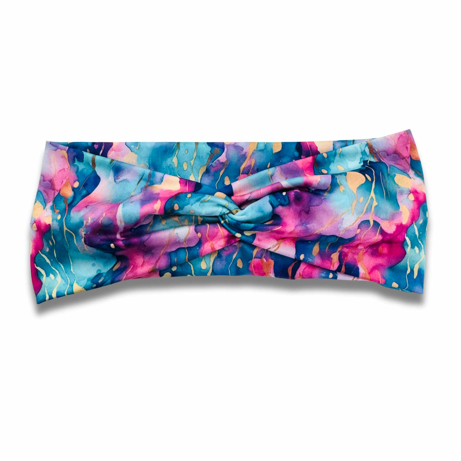 Mermaid Splatter Sweetheart Headband (or removable tie option) Sewing Sweethearts Sweetheart