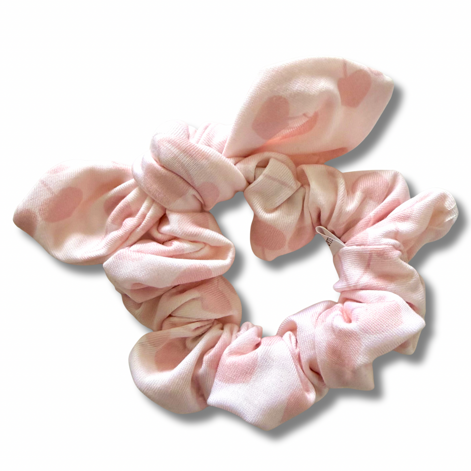 Cherry Hearts Bow Scrunchie Sewing Sweethearts