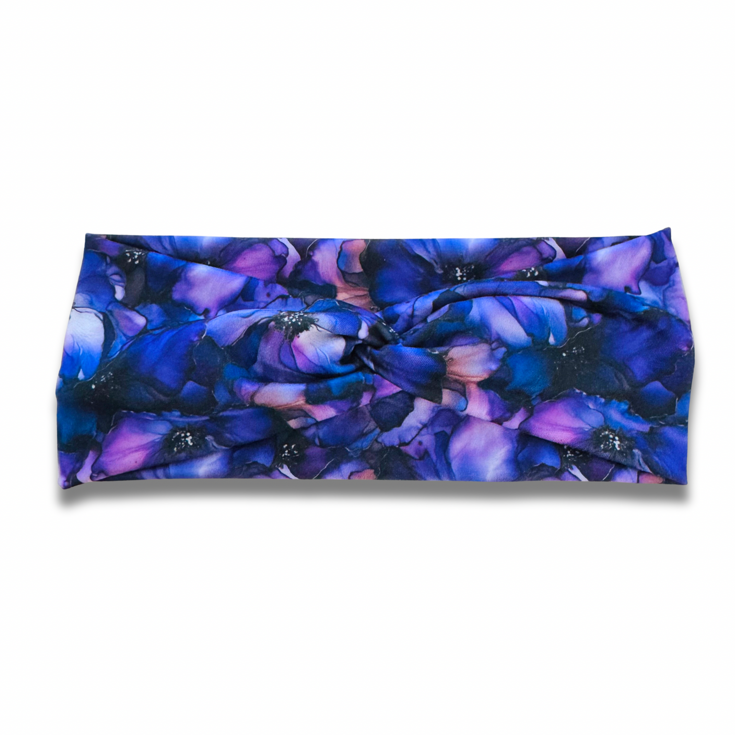 Purple Petals Sweetheart Headband (or removable tie option) Sewing Sweethearts Sweetheart