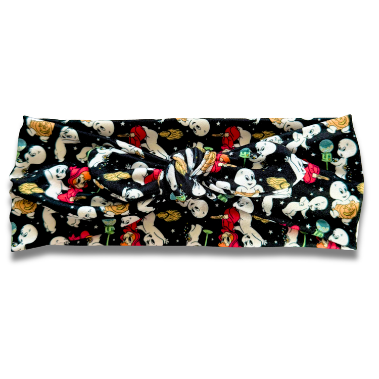 Famous Ghost Sweetheart Headband (or removable tie option) Sewing Sweethearts Sweetheart with Removable Tie
