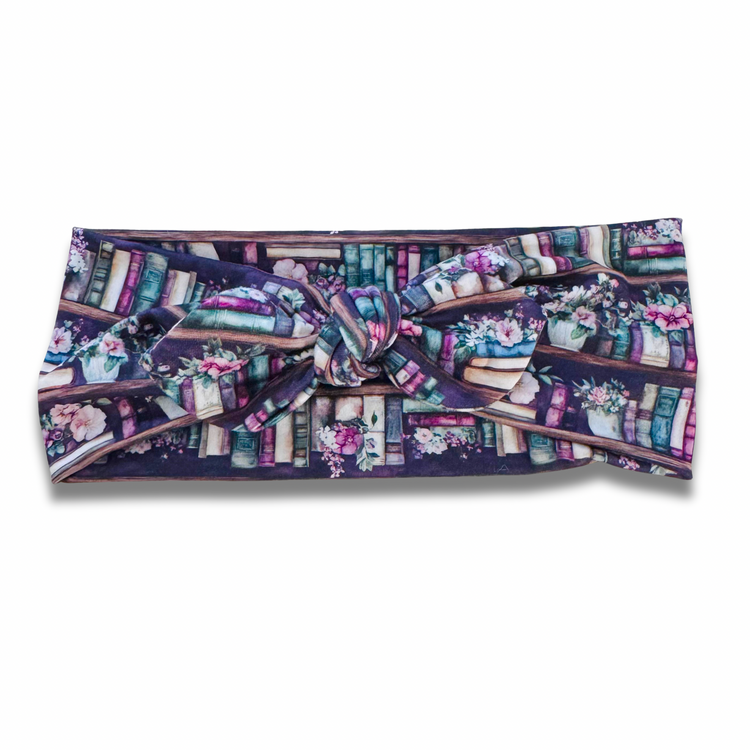 Violet Library (2) Sweetheart Headband (or removable tie option) Sewing Sweethearts Sweetheart with Removable Tie