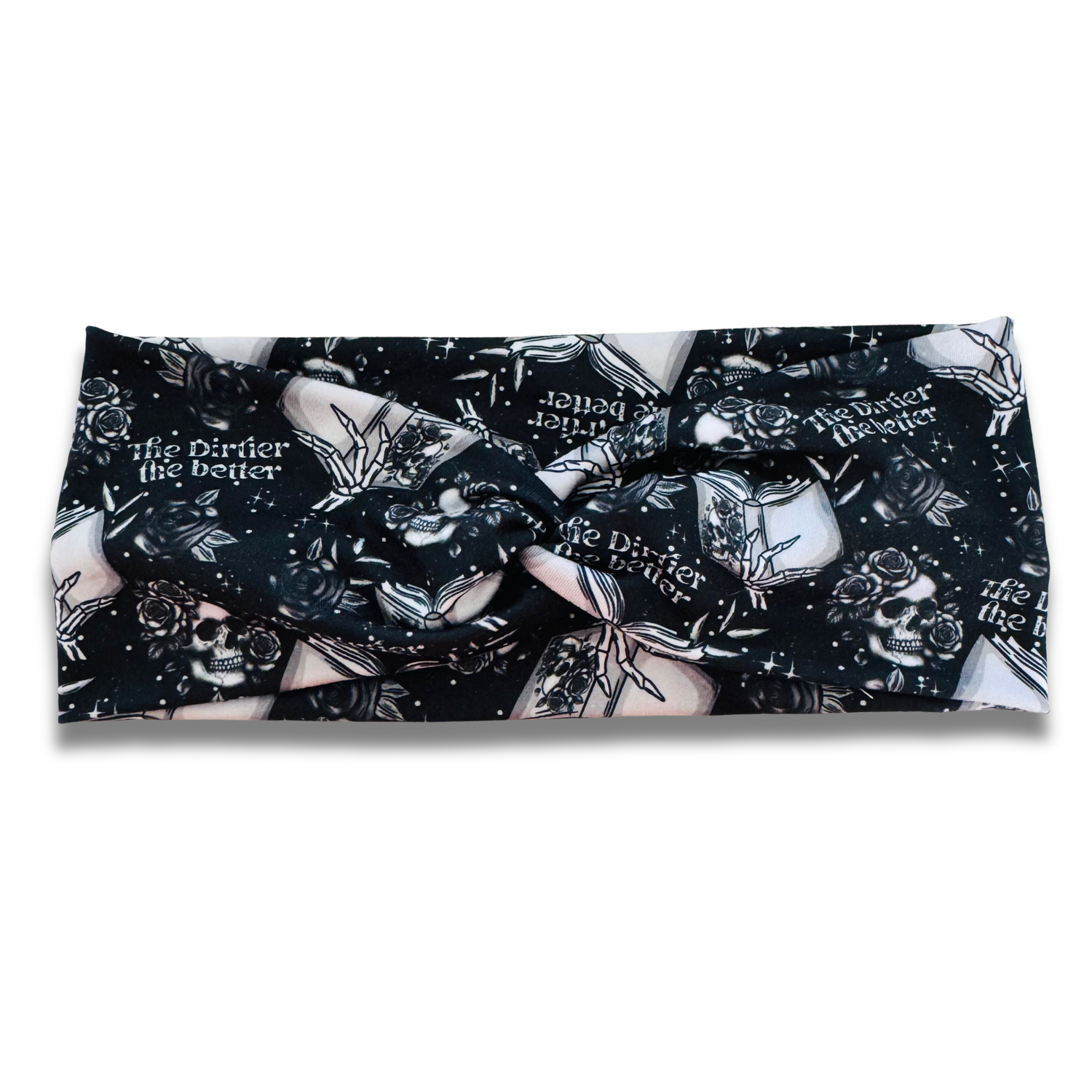 The Dirtier The Better Sweetheart Headband (or removable tie option) Sewing Sweethearts Sweetheart