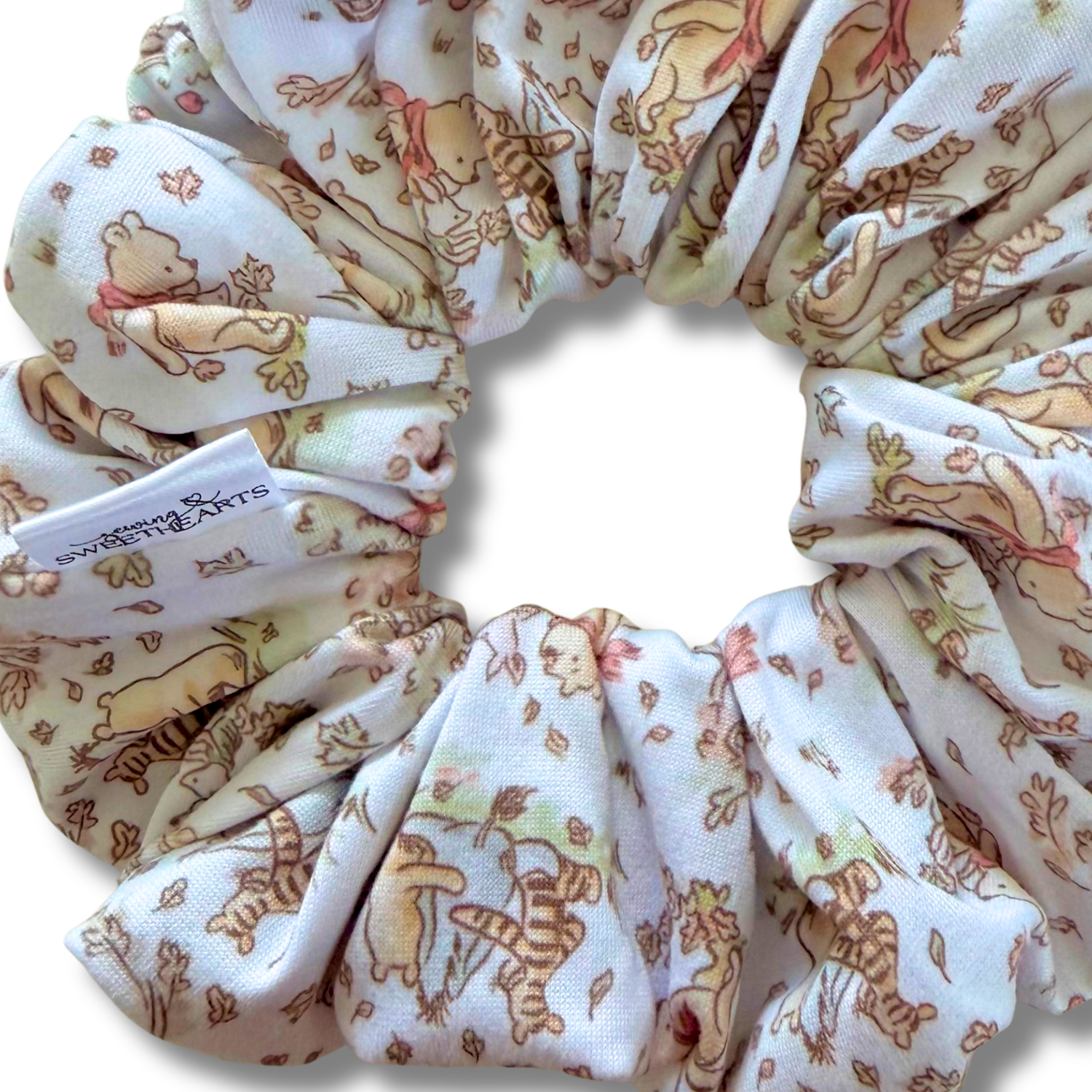 Fall Bear Scrunchie Sewing Sweethearts