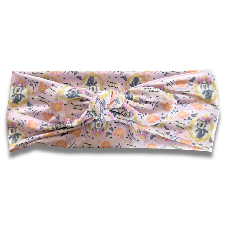 Not So Scary Mouse Sweetheart Headband (or removable tie option) Sewing Sweethearts Sweetheart with Removable Tie