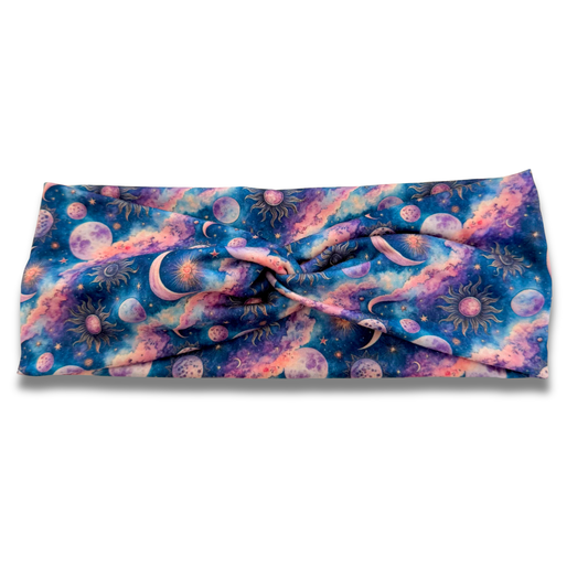 Celestial Sweetheart Headband (or removable tie option) Sewing Sweethearts Sweetheart