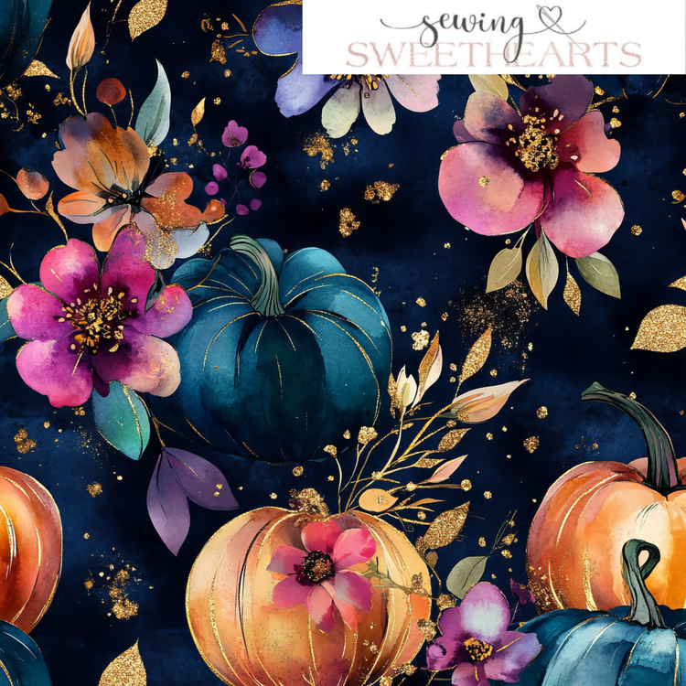 Twilight Pumpkin Minky Blanket PREORDER (~4 weeks before shipping)
